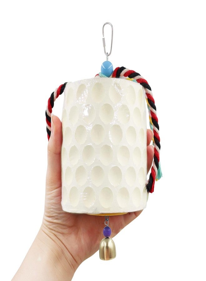 Oooct Large Chicken Chewing Toy, Chick Beak Grinding Calcium Stone with Bells, Chicken Coop Accessories, Cage Toys for Cockatiel Parakeet Parrot Budgies Rat Hamster Rabbit Bunny Green - Image 5